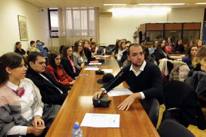 Ceremony of awarding certificates to the students who successfully completed the Environmental Law programme at the Faculty of Law. Belgrade, 11.10.2016.